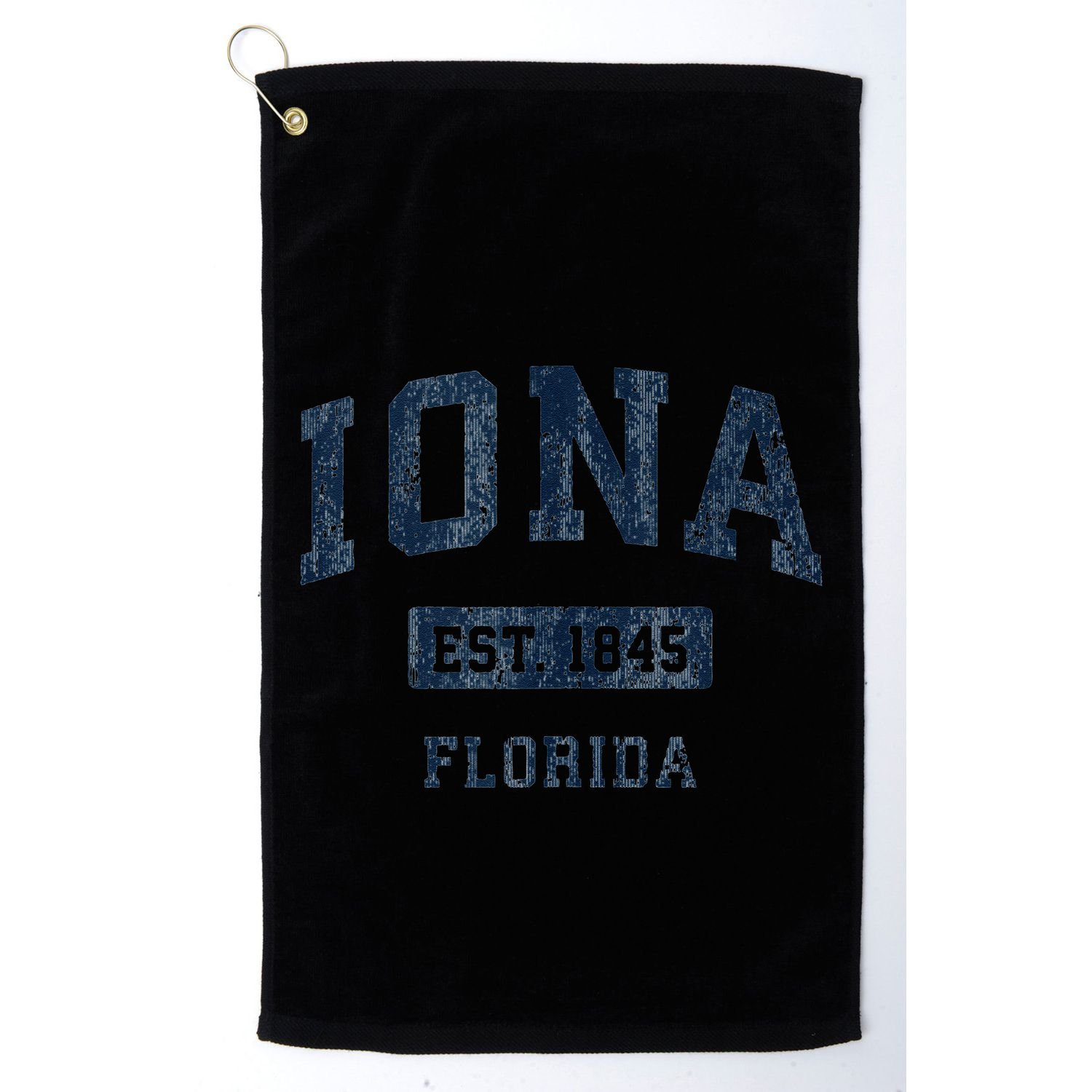Iona Florida Fl Vintage Established Golf Towel