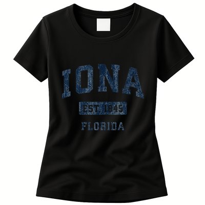 Iona Florida Fl Vintage Established Womens T-Shirt