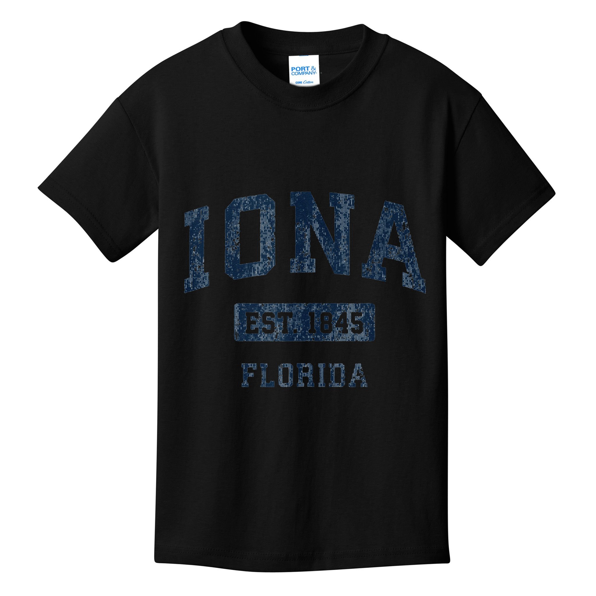 Iona Florida Fl Vintage Established Kids T-Shirt