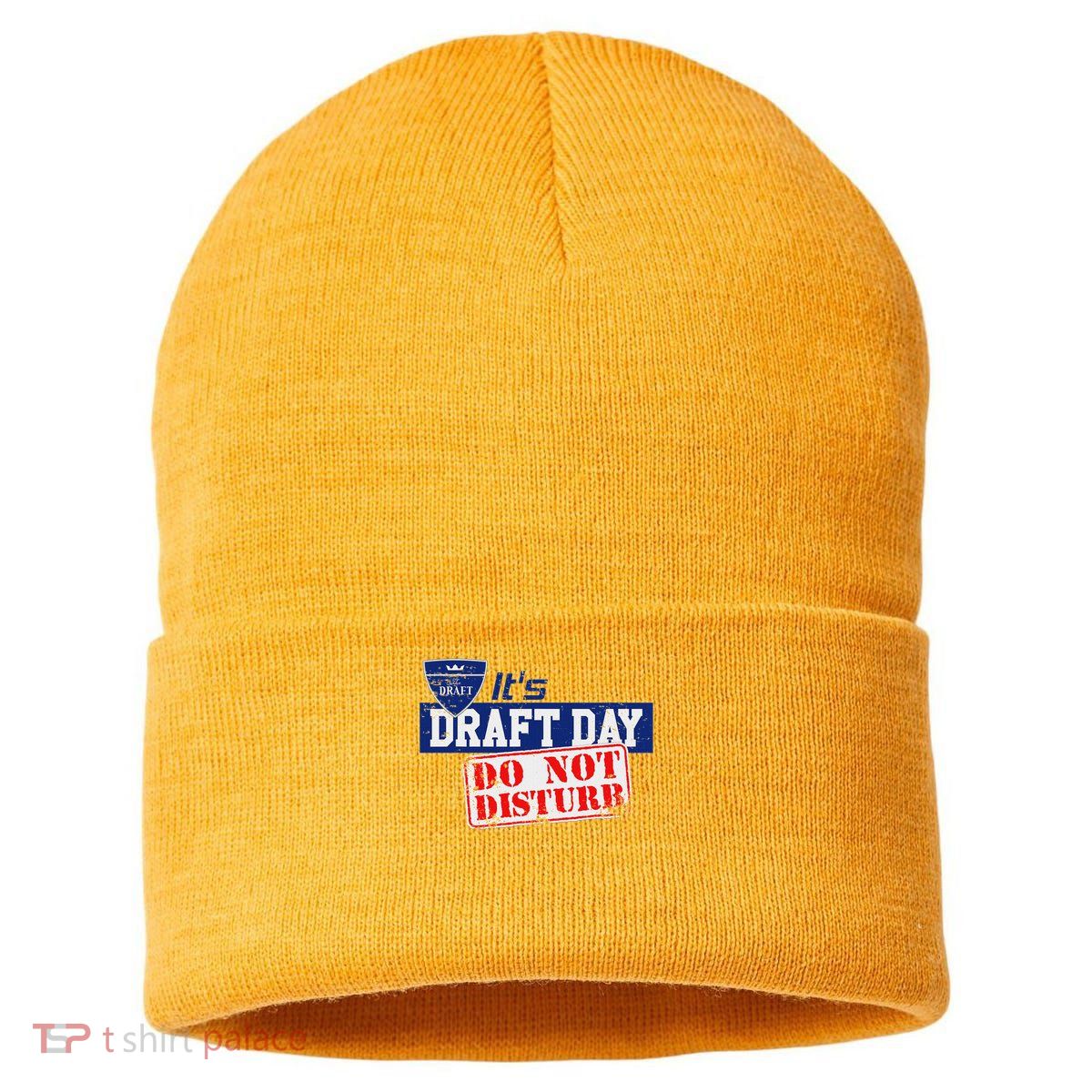It's Fantasy Football Draft Day, Do Not Disturb Sustainable Knit Beanie