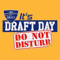 It's Fantasy Football Draft Day, Do Not Disturb Pom Pom 12in Knit Beanie