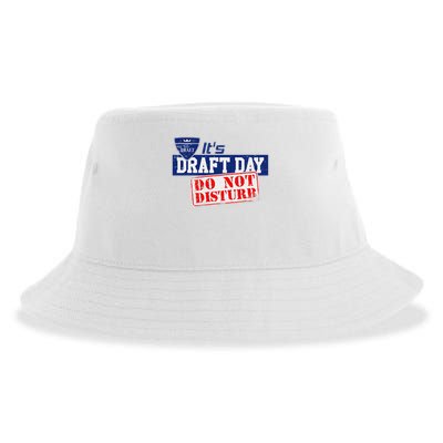 It's Fantasy Football Draft Day, Do Not Disturb Sustainable Bucket Hat