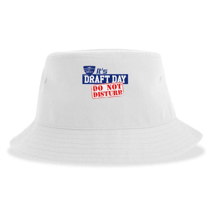 It's Fantasy Football Draft Day, Do Not Disturb Sustainable Bucket Hat