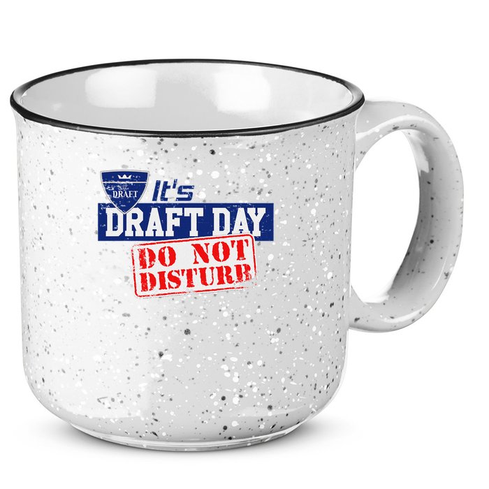 It's Fantasy Football Draft Day, Do Not Disturb 15oz Campfire Ceramic Mug