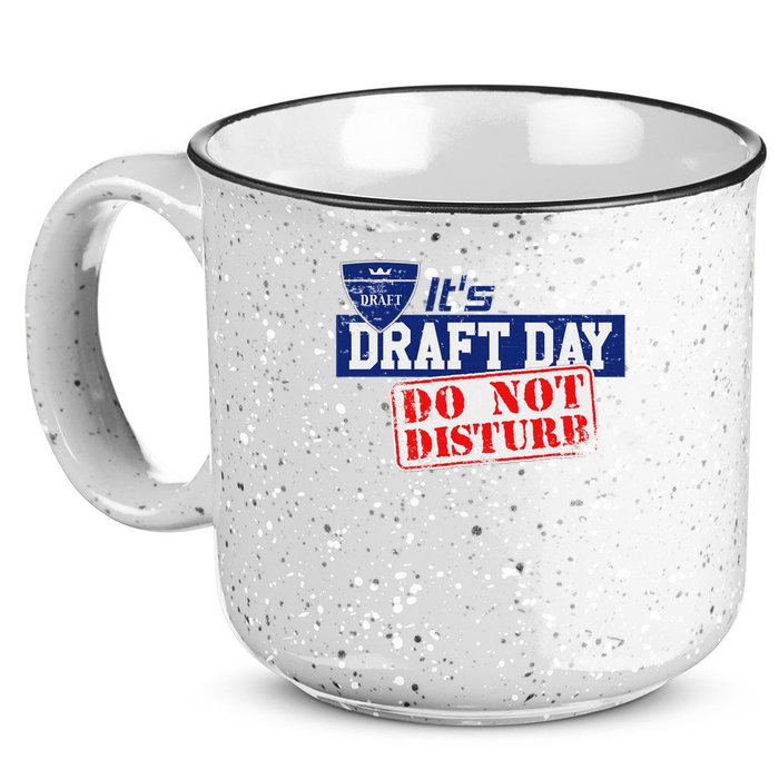 It's Fantasy Football Draft Day, Do Not Disturb 15oz Campfire Ceramic Mug