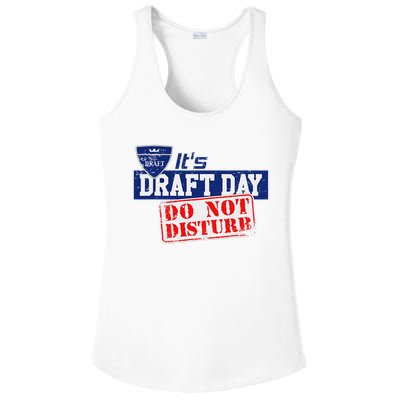 It's Fantasy Football Draft Day, Do Not Disturb Ladies PosiCharge Competitor Racerback Tank