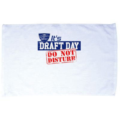 It's Fantasy Football Draft Day, Do Not Disturb Microfiber Hand Towel