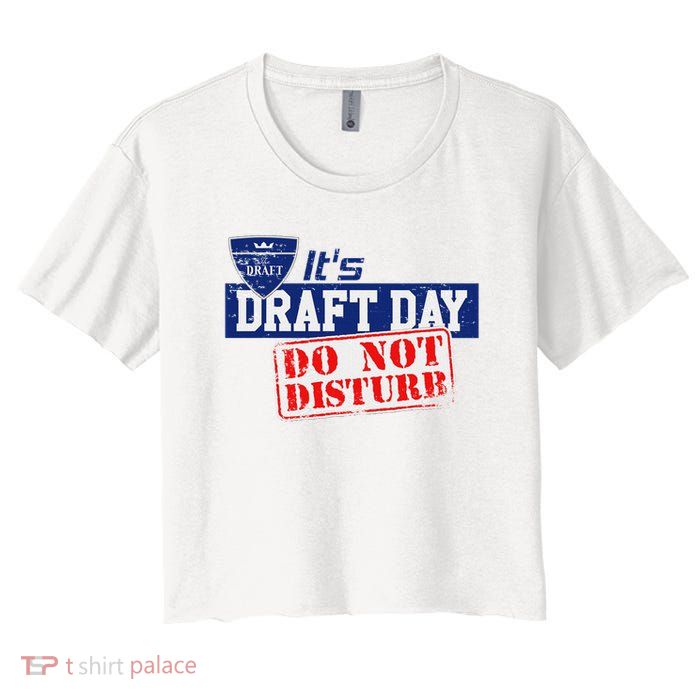 It's Fantasy Football Draft Day, Do Not Disturb Crop Top