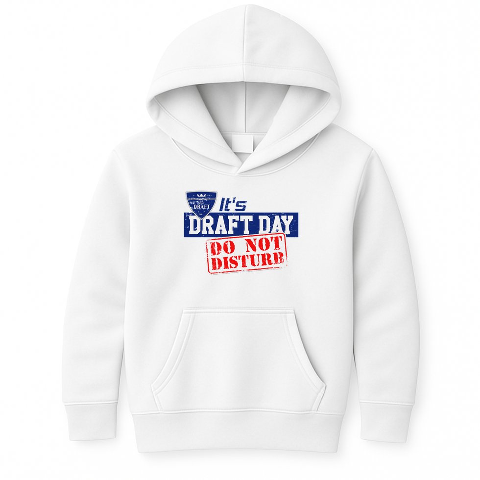 It's Fantasy Football Draft Day, Do Not Disturb Kids Hoodie