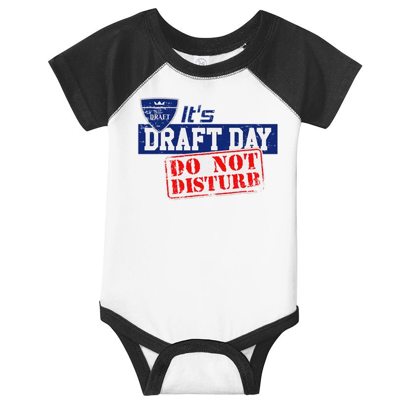 It's Fantasy Football Draft Day, Do Not Disturb Infant Baby Jersey Bodysuit