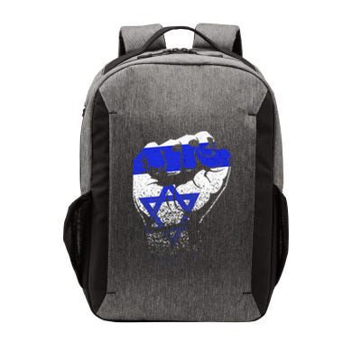 Israel Flag Fist Jerusalem Hebrew True Jew Israelite Vector Backpack