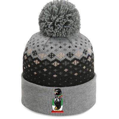 Iranian Flag Female Hair Support Women Of Iran LION SUN FLAG The Baniff Cuffed Pom Beanie