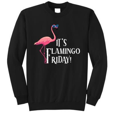 It’S Flamingo Friday Birds Wearing Glasses Bird Lover Sweatshirt