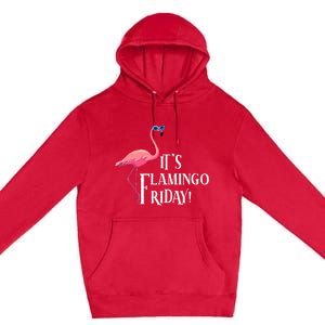 It’S Flamingo Friday Birds Wearing Glasses Bird Lover Premium Pullover Hoodie