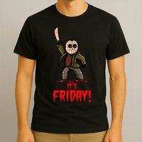 It's Friday Funny Halloween Horror Movie T-Shirt
