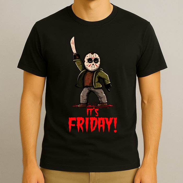 It's Friday Funny Halloween Horror Movie T-Shirt