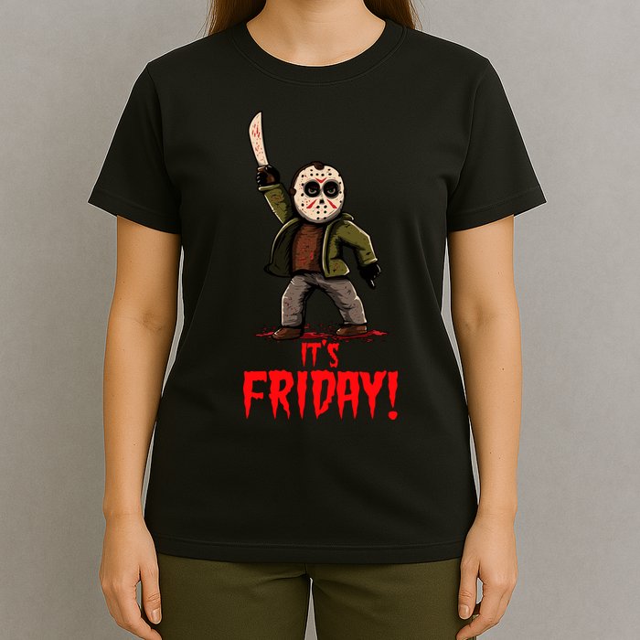 It's Friday Funny Halloween Horror Movie T-Shirt