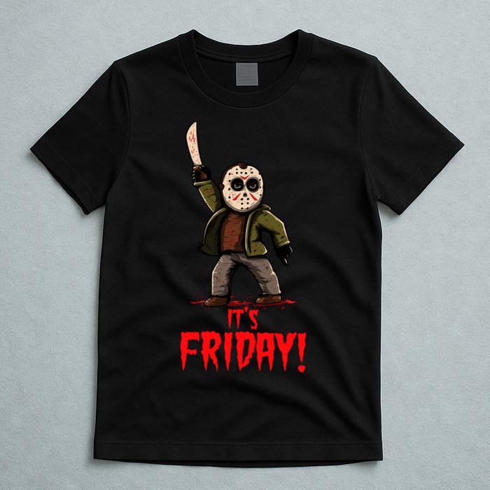It's Friday Funny Halloween Horror Movie T-Shirt