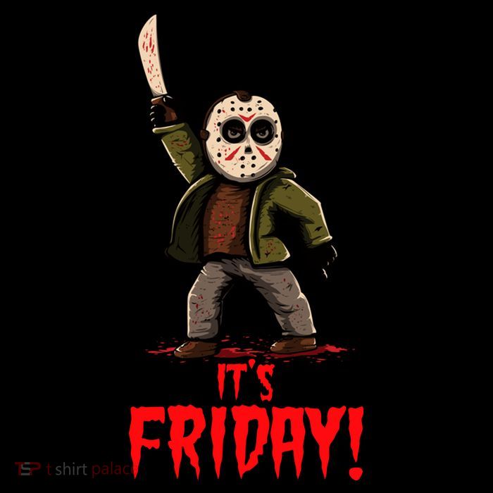 It's Friday Funny Halloween Horror Movie Tall T-Shirt