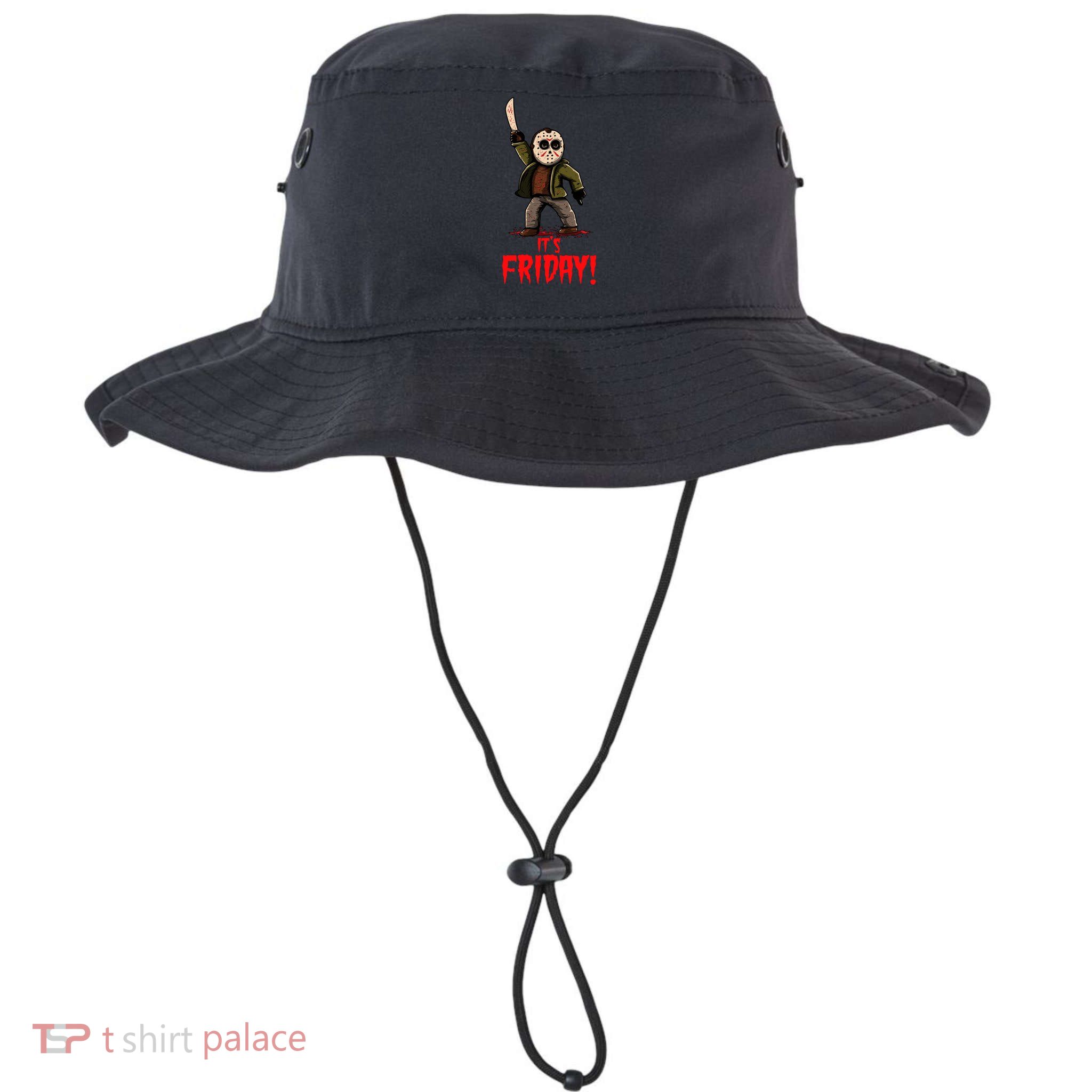 It's Friday Funny Halloween Horror Movie Bucket Hat