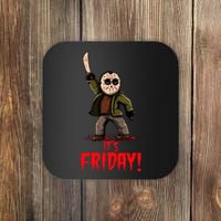 It's Friday Funny Halloween Horror Movie Coaster