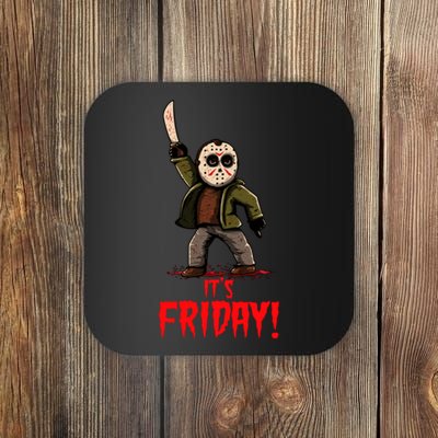 It's Friday Funny Halloween Horror Movie Coaster