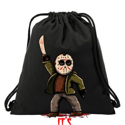 It's Friday Funny Halloween Horror Movie Drawstring Bag