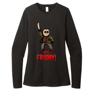 It's Friday Funny Halloween Horror Movie Womens CVC Long Sleeve Shirt