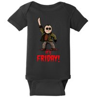 It's Friday Funny Halloween Horror Movie Baby Bodysuit