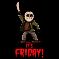 It's Friday Funny Halloween Horror Movie Baby Bodysuit