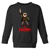 It's Friday Funny Halloween Horror Movie Toddler Sweatshirt