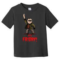 It's Friday Funny Halloween Horror Movie Toddler T-Shirt