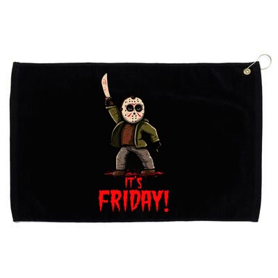 It's Friday Funny Halloween Horror Movie Grommeted Golf Towel