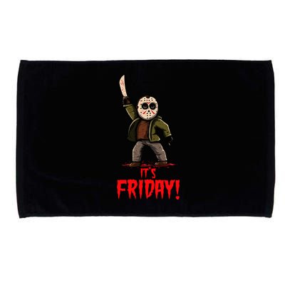 It's Friday Funny Halloween Horror Movie Microfiber Hand Towel