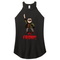 It's Friday Funny Halloween Horror Movie Women's Perfect Tri Rocker Tank