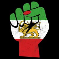 Iranian Flag Female Fist Support Women Of Iran LION SUN FLAG Backpack