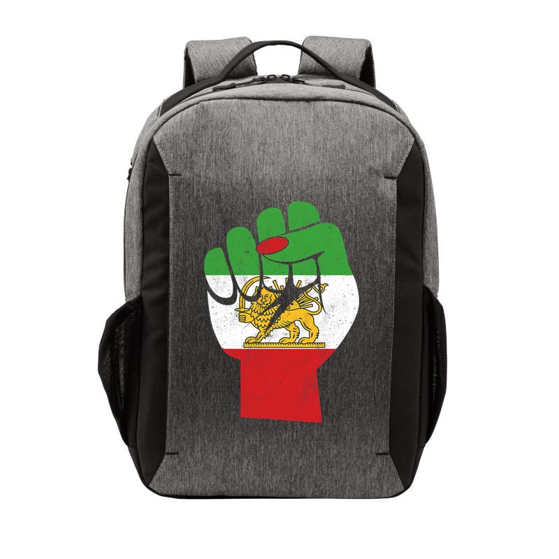 Iranian Flag Female Fist Support Women Of Iran LION SUN FLAG Vector Backpack