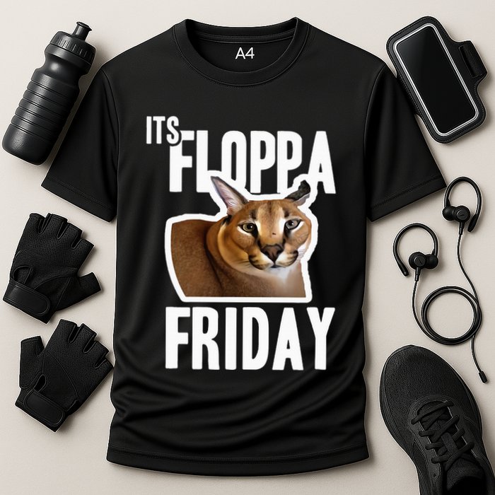 Its Floppa Friday Meme Cooling Performance Crew T-Shirt