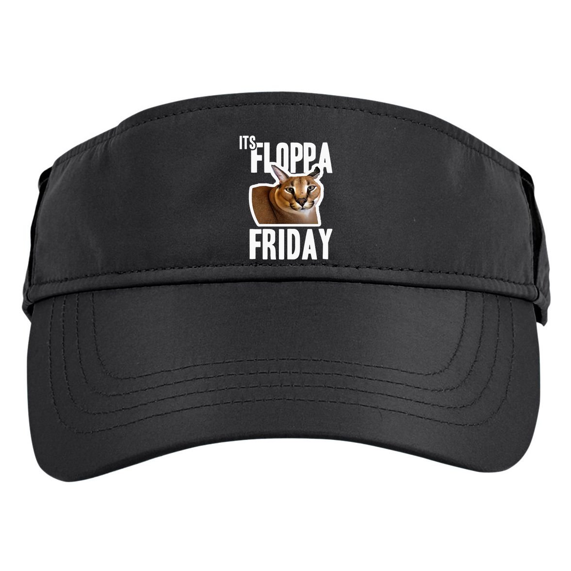 Its Floppa Friday Meme Adult Drive Performance Visor