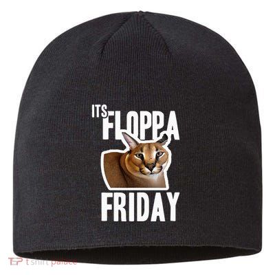 Its Floppa Friday Meme Sustainable Beanie