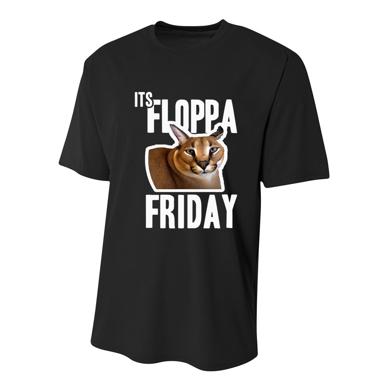 Its Floppa Friday Meme Youth Performance Sprint T-Shirt