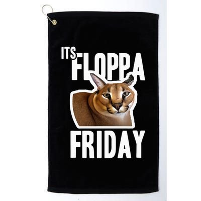 Its Floppa Friday Meme Golf Towel
