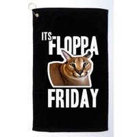 Its Floppa Friday Meme Golf Towel