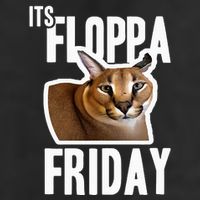 Its Floppa Friday Meme Golf Towel
