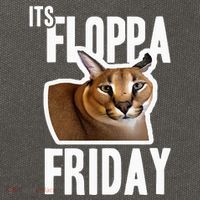 Its Floppa Friday Meme Cotton Canvas Backpack