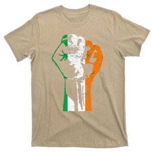 IRISH FLAG FIST RAISED IRELAND SAINT PATRICK'S DAY T-Shirt