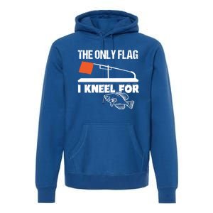 Ice Fishing Funny Tip Up Flag Gift Great Gift Cool Gift Premium Hoodie