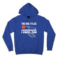 Ice Fishing Funny Tip Up Flag Gift Great Gift Cool Gift Tall Hoodie