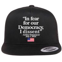 In Fear For Our Democracy I Dessent Justice Sotomayor Usa Flatbill Hat