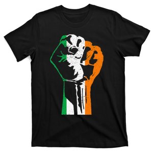 IRISH FLAG FIST RAISED IRELAND SAINT PATRICK'S DAY T-Shirt